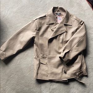 LONGLINE VINTAGE BIKER JACKET